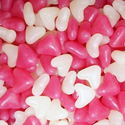 Jelly bean love hearts