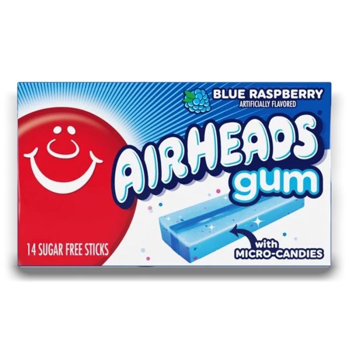 Airheads gum bluraspberry