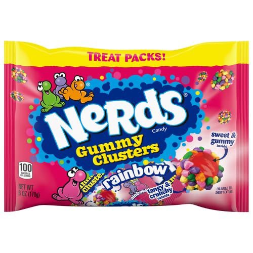 nerds gummyclusters packs