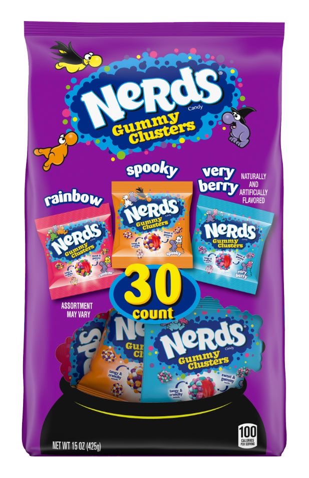 nerds gummyclusters spooky packs