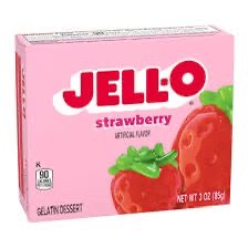 Jello strawberry