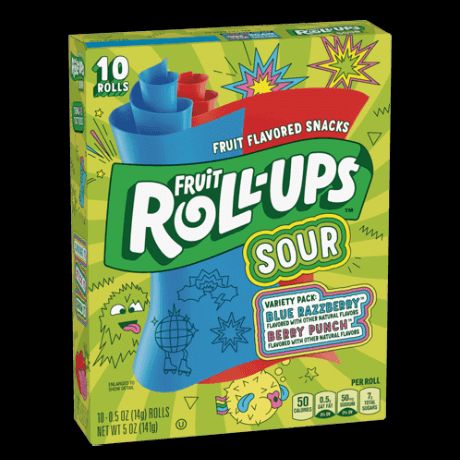 Fruit rollups sour