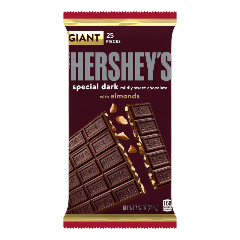 Hersheys Dark Chocolate with Almonds Giant