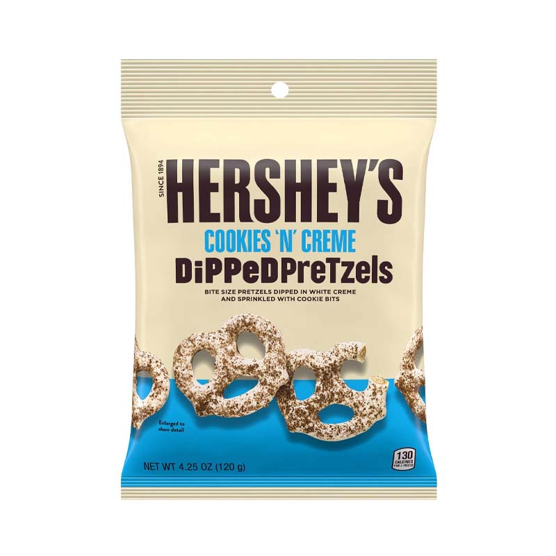 Hersheys Cookies n Creme Dipped Pretzels