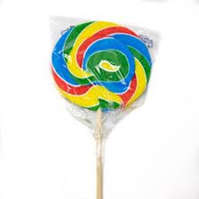 CCF Rainbow Swirl Lollipops