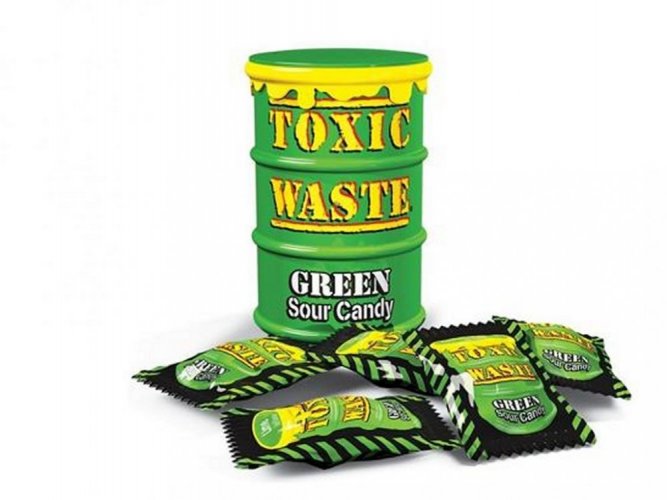 Toxic Waste Green Drums